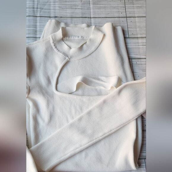 Superdown Kattie Cut Out Dress Off White Size XS - Picture 6 of 14